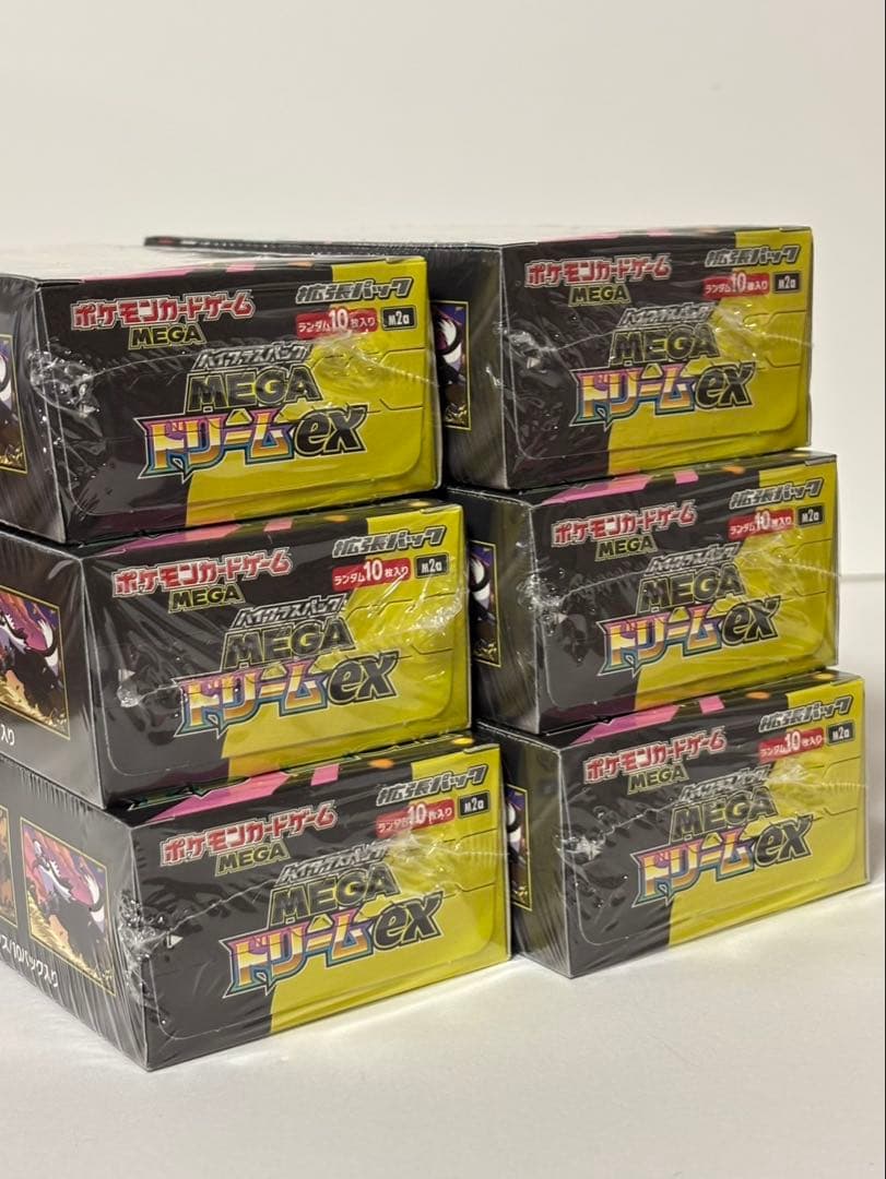 ポケモンカードMEGAドリームex6BOXシュリンク付き