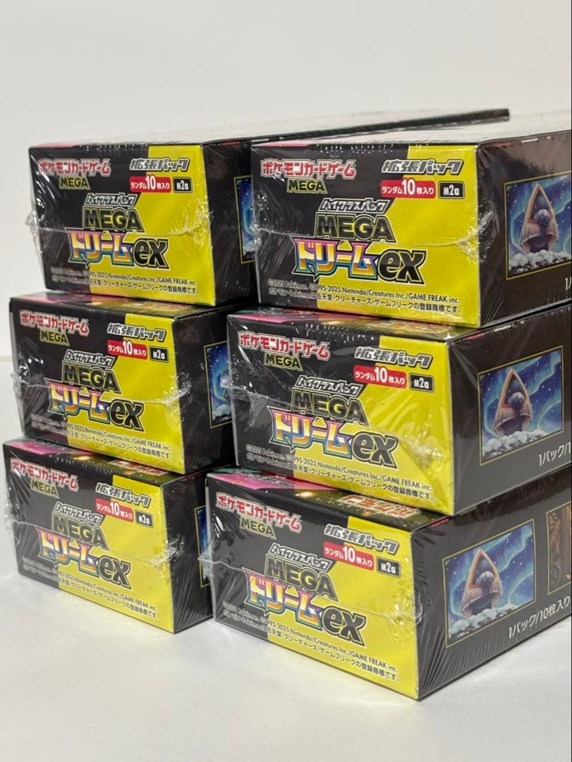 ポケモンカードMEGAドリームex6BOXシュリンク付き