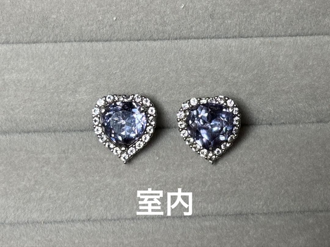 SALE アレキサンドライト ピアス ラボグロウン