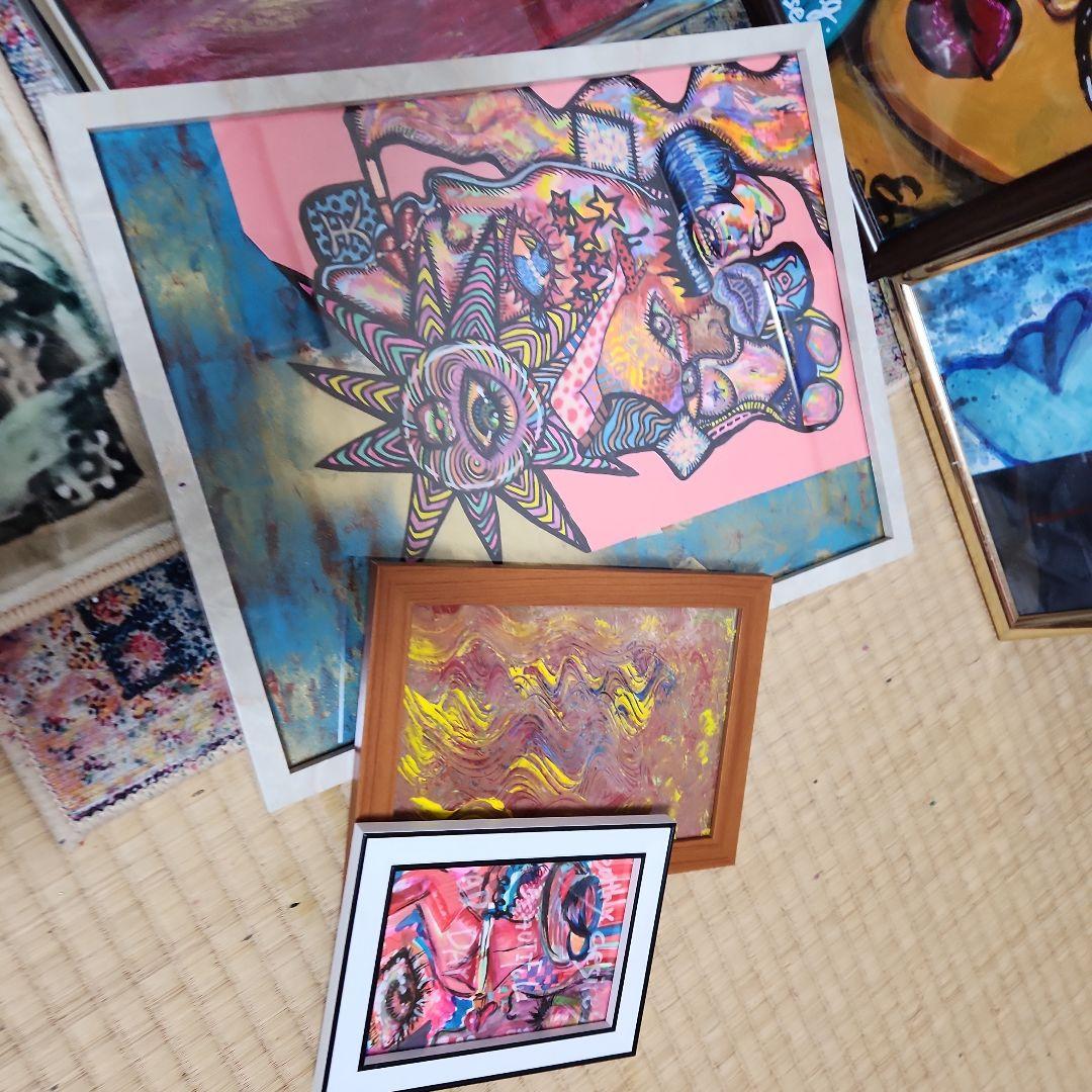 多彩な抽象画コレクション10枚セット