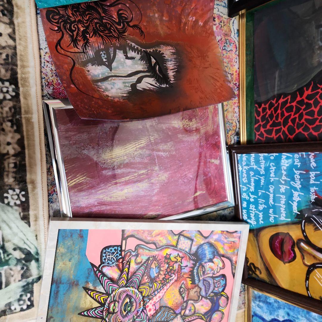 多彩な抽象画コレクション10枚セット