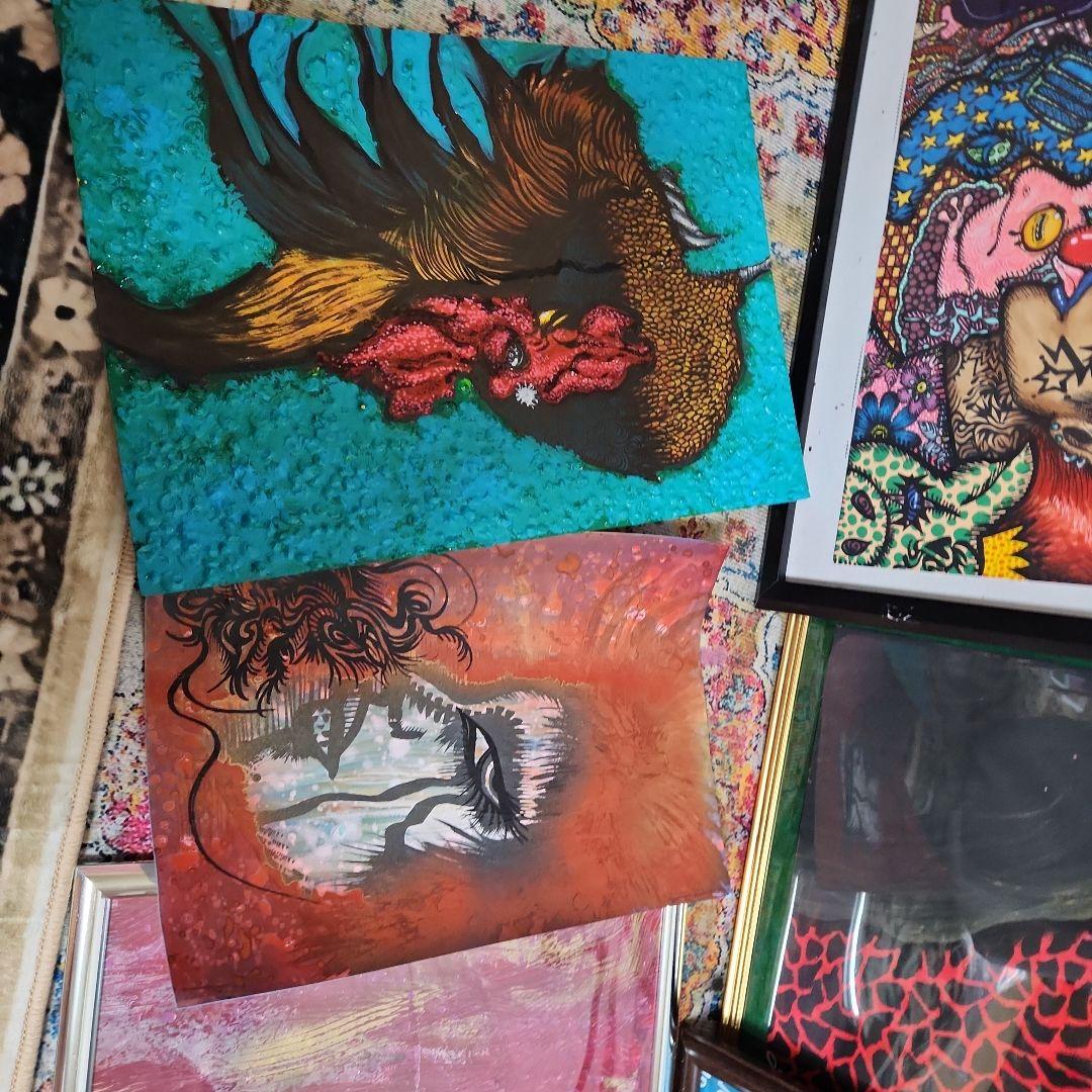 多彩な抽象画コレクション10枚セット