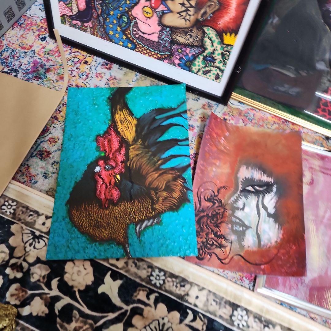 多彩な抽象画コレクション10枚セット