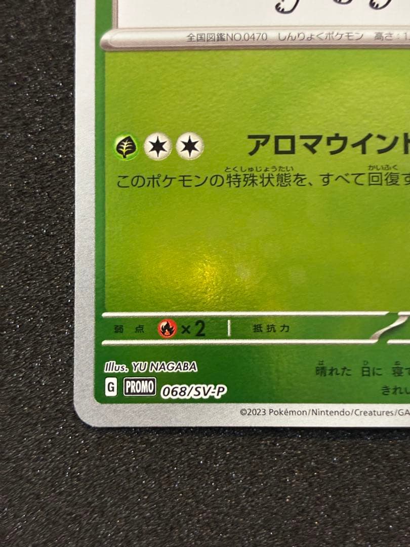 ポケモンカード 長場雄プロモカード ブースター、リーフィア