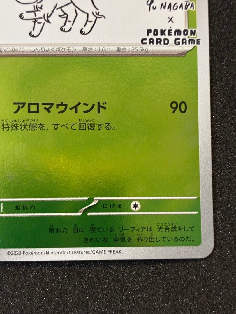 ポケモンカード 長場雄プロモカード ブースター、リーフィア