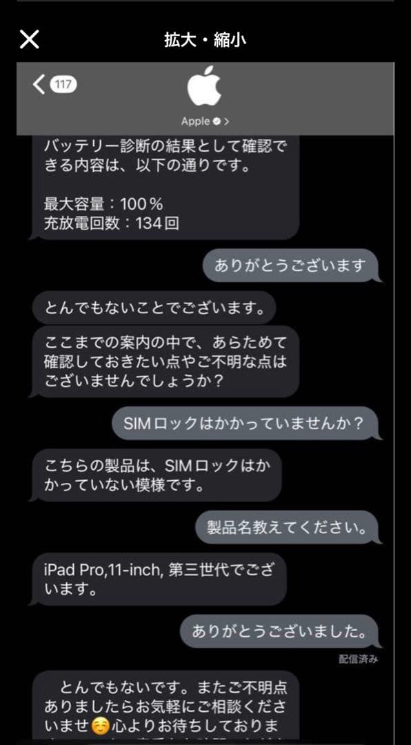 iPad Pro弟3世代 11インチ Wi-Fi+Cellular