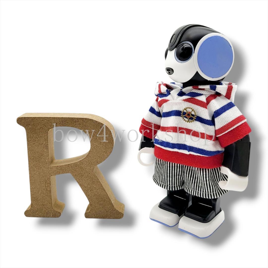 RoBoHoN ロボホンの服ハンドメイド　トリコロールパーカー＆パンツセット