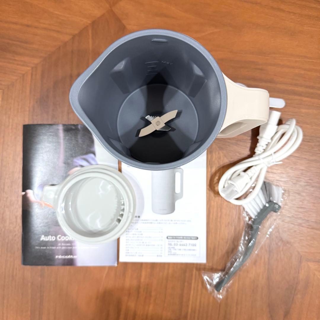 【未使用】recolte レコルト 自動調理ポット クリームホワイト 白