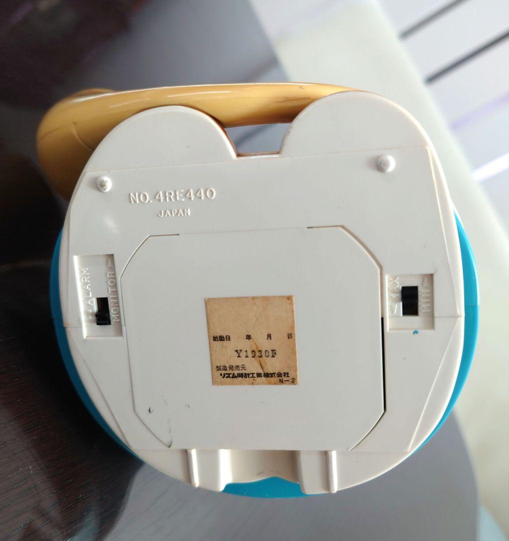 当時物「アルプスの乙女」目覚まし時計　リズム時計