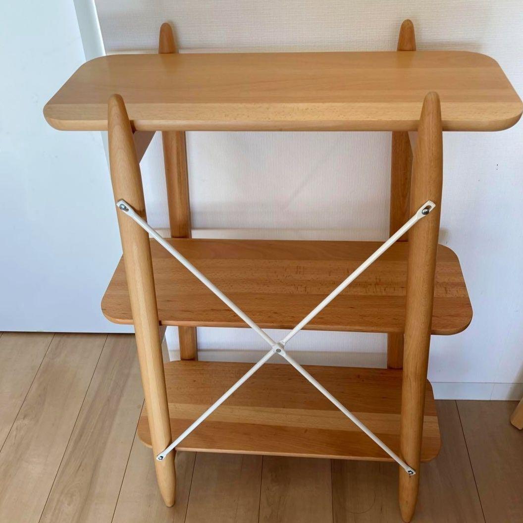 北欧調シェルフ　棚　木材