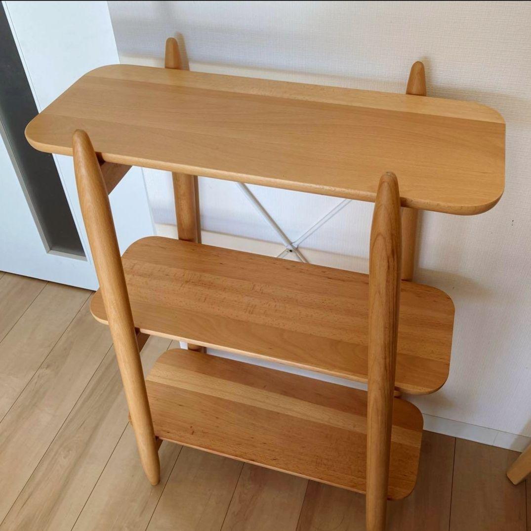 北欧調シェルフ　棚　木材