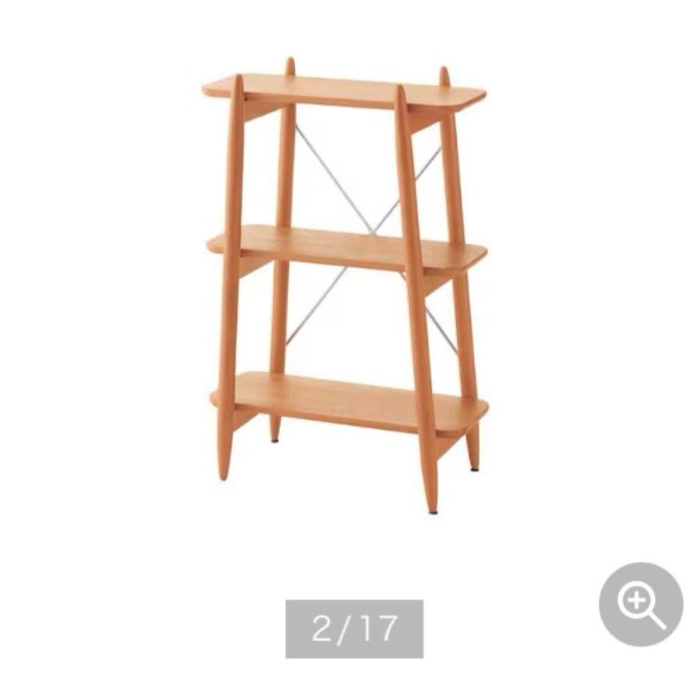 北欧調シェルフ　棚　木材