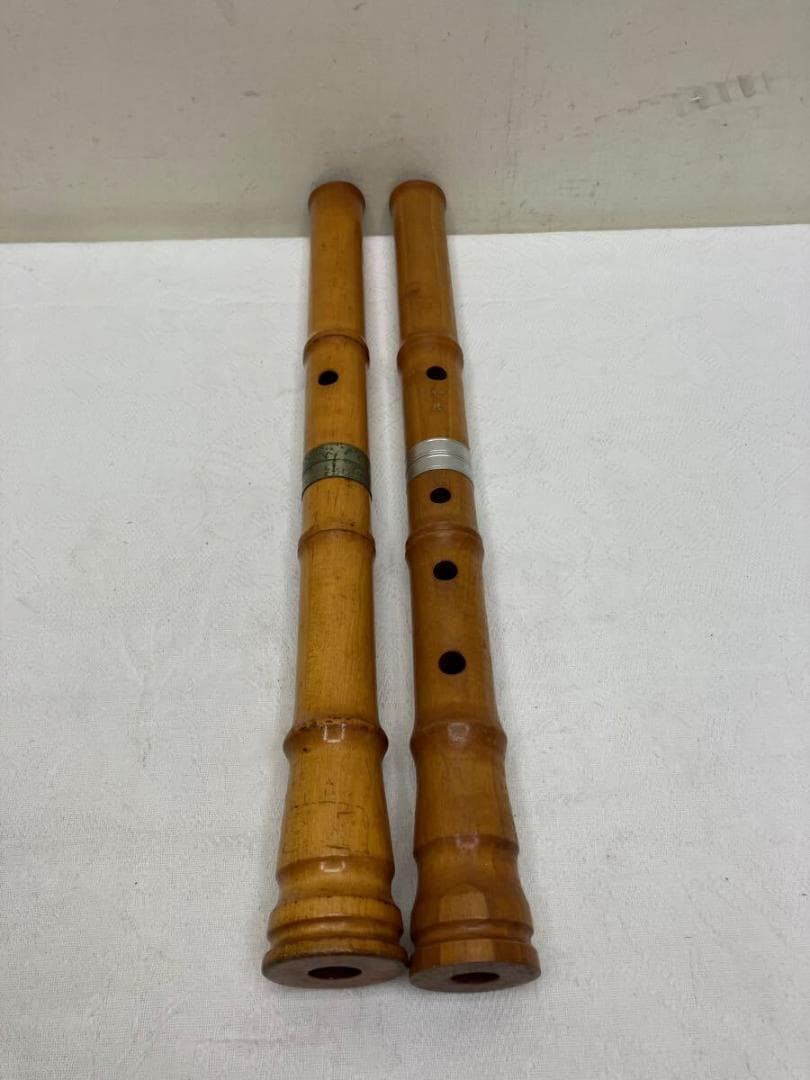 【送料無料】★ 尺八2本 　竹風　琴古流　尺五寸菅　和楽器　/237