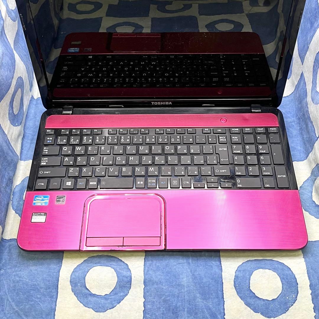 サクサク快適SSD☆i5☆ピンクノートパソコン♪カメラ付&ブルーレイ！Win11