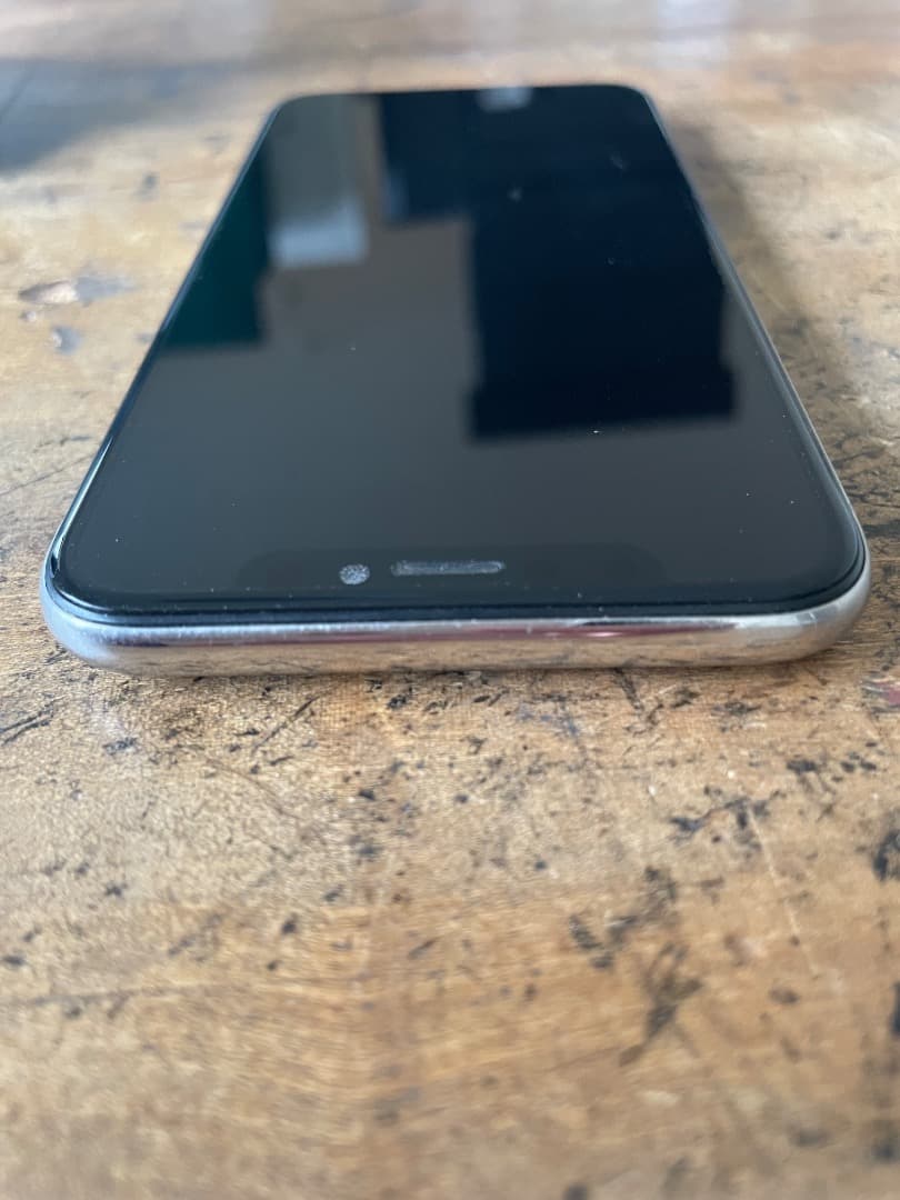 ★iPhone X★256GB★ホワイト★SIMフリー★白★画面線あり★★★★