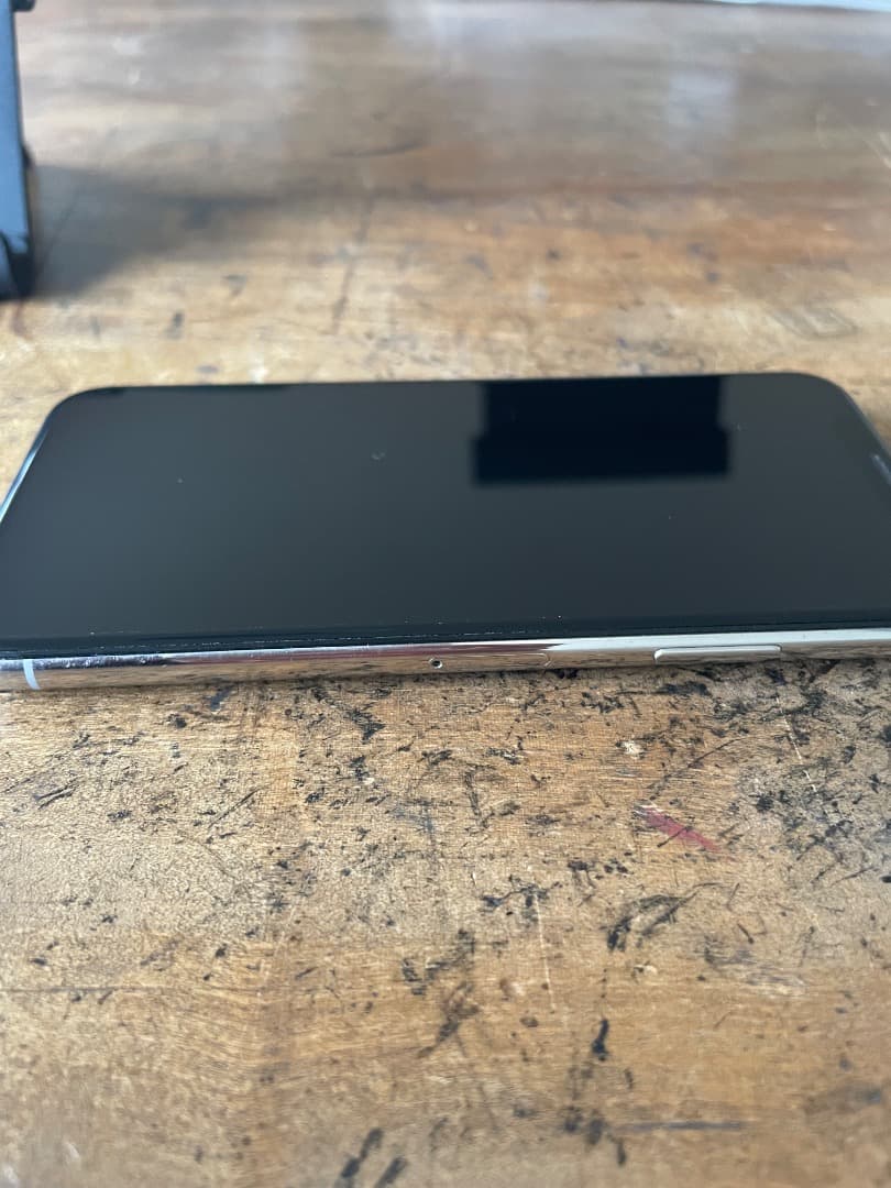 ★iPhone X★256GB★ホワイト★SIMフリー★白★画面線あり★★★★