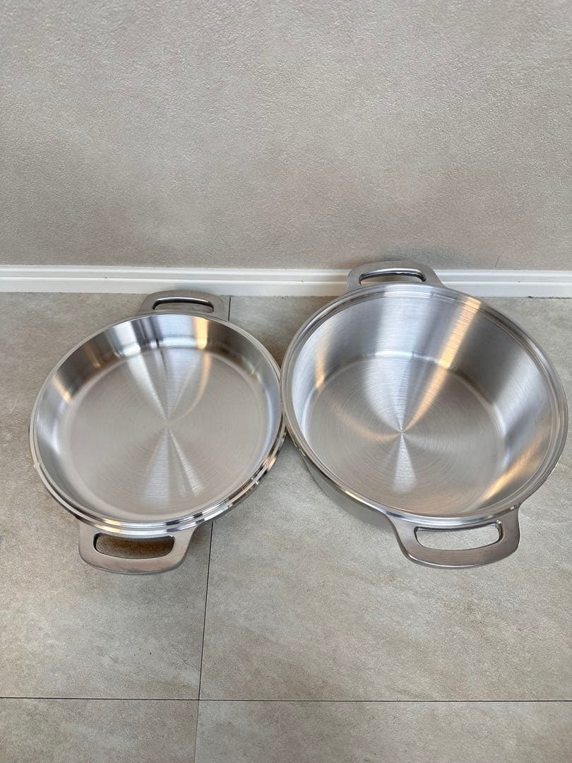 HAL ムスイ 無水鍋 両手鍋 20cm（直火専用）新品未使用