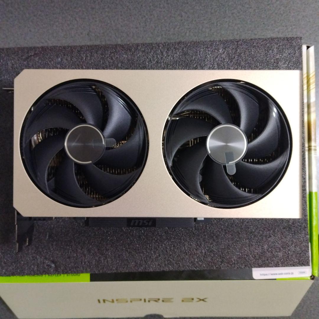 【美品】MSI RTX 5060 Ti 16GB INSPIRE 2X OC