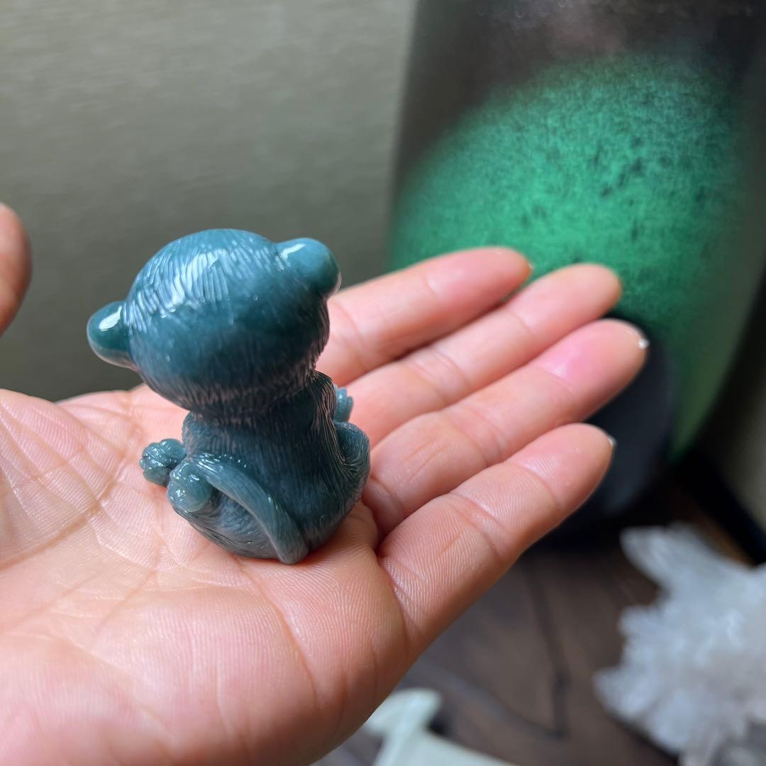 本翡翠、猿干支コレクション品