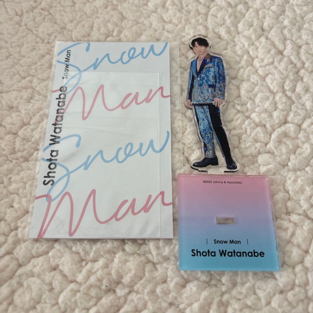 Man 渡辺翔太 開封済み アクスタ・アクキー10点まとめ売り 匿名配送