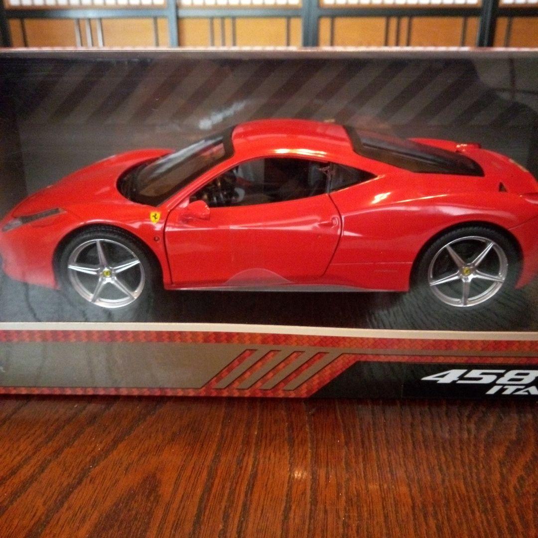 ミニカー Hot WHeeLs Ferrari 458 ITALIA 1/18