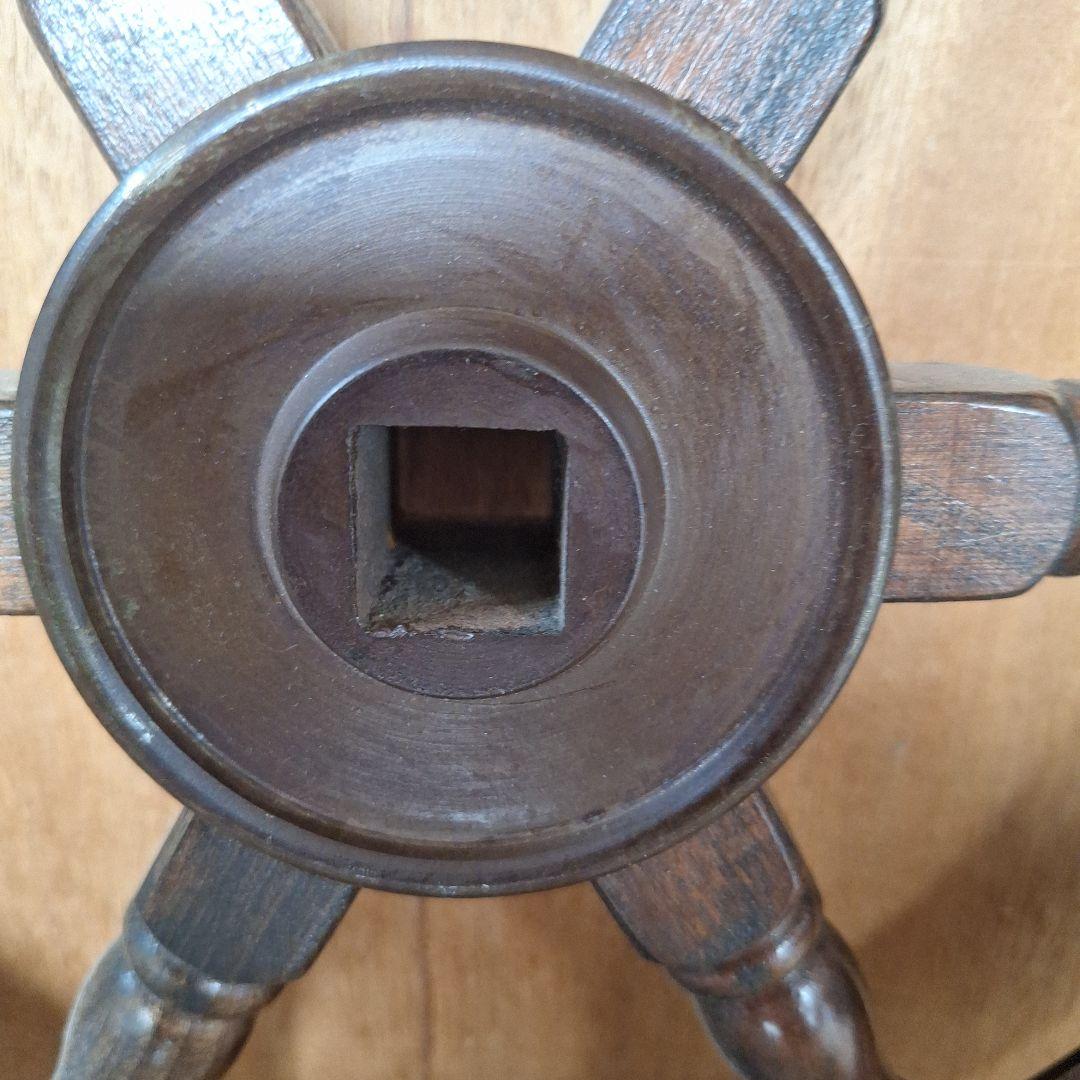 輪・ポート・ラット梶 船大型舵輪　木製　インテリア　オブジェ