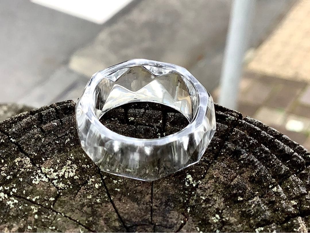 ✳ガネッシュヒマール水晶くりぬきリング　全て⭕️本物保証品卸し販売売り尽くしで…