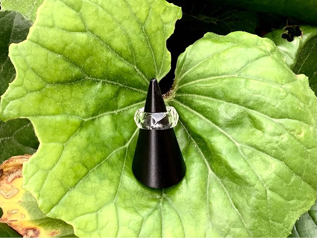 ✳ガネッシュヒマール水晶くりぬきリング　全て⭕️本物保証品卸し販売売り尽くしで…