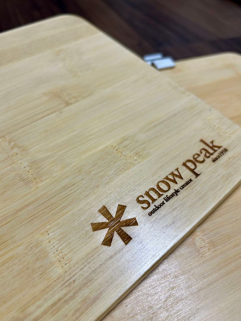 【美品】スノーピーク　スライドトップハーフ竹　CK-153TR　2枚セット