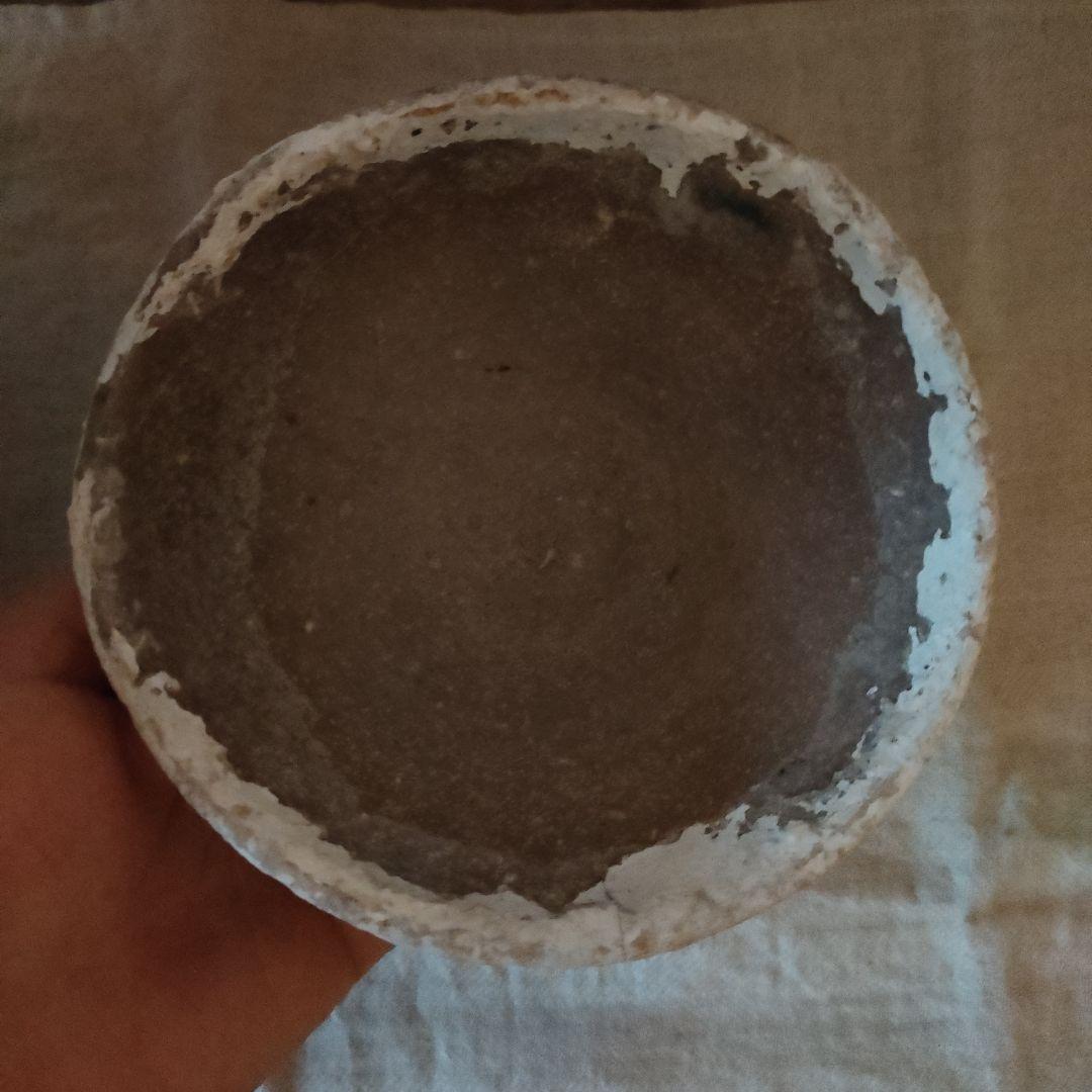 希少名品　中国古美術　灰陶蓋付き壺　プリミティブ