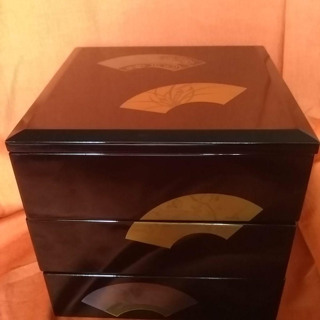 塗り重箱 （3段）(Japanese lacquerware)