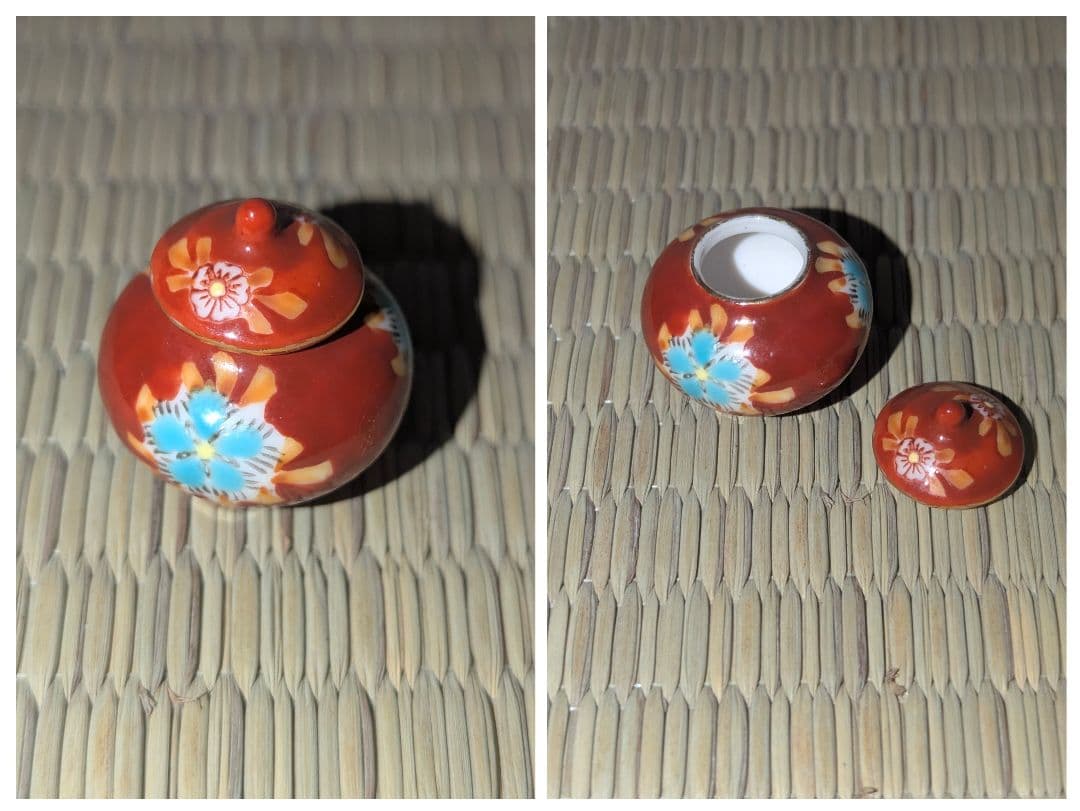 稀少！　銅製茶釜の古い雛道具　茶道具