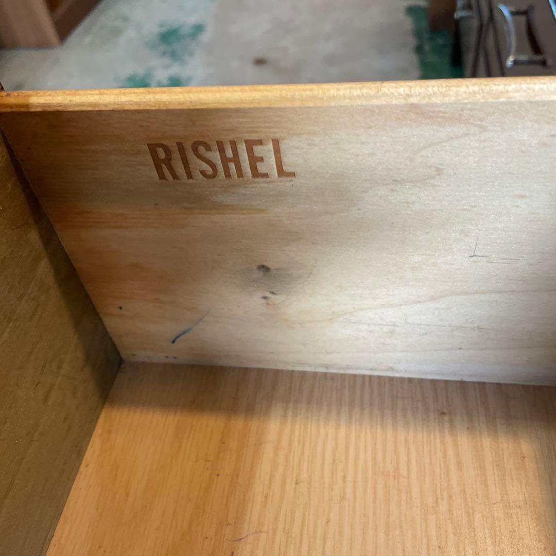 アメリカン・ヴィンテージチークデスク・RISHEL