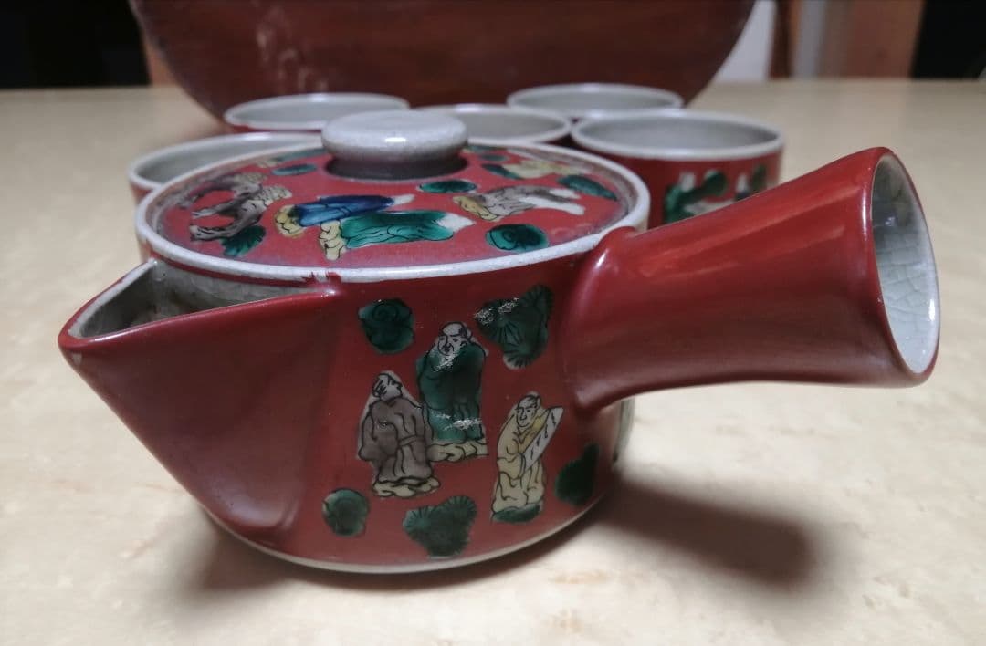 九谷焼　木米　茶器揃セット　青木木米