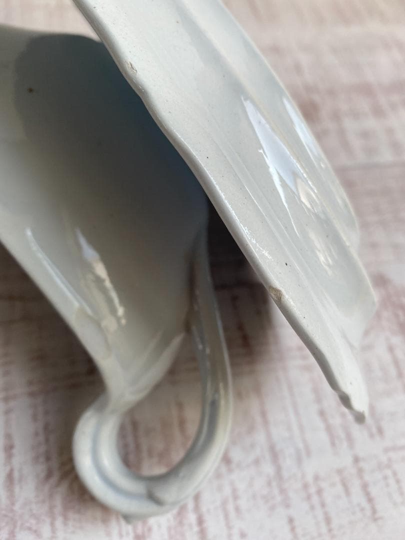 フランス アンティーク モントロー パウダーブルー ソーシエール