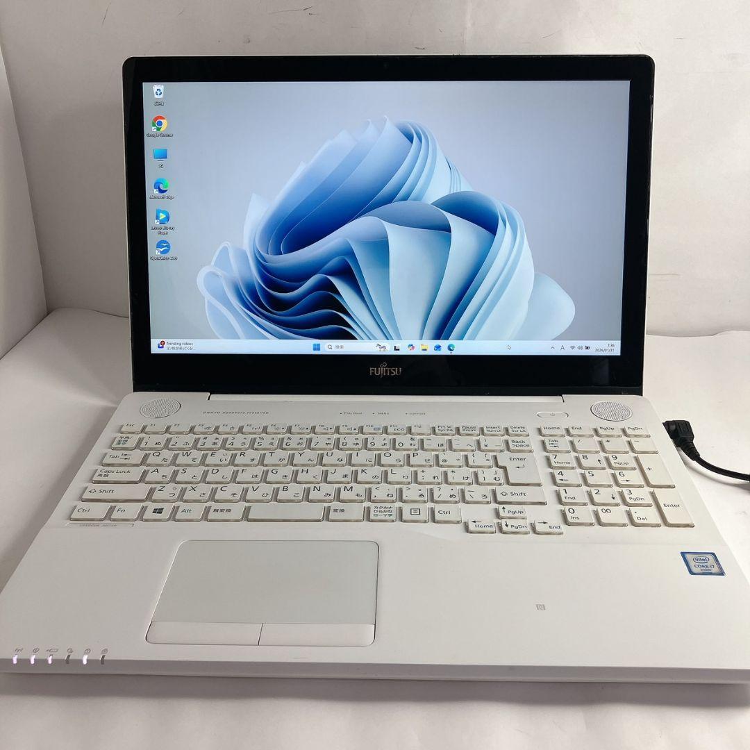 6世代i7×SSD480GB Lifebook Win11　カメラ/ブルーレイ