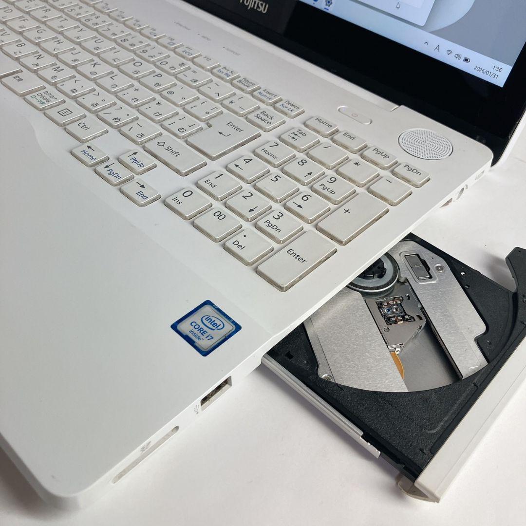6世代i7×SSD480GB Lifebook Win11　カメラ/ブルーレイ