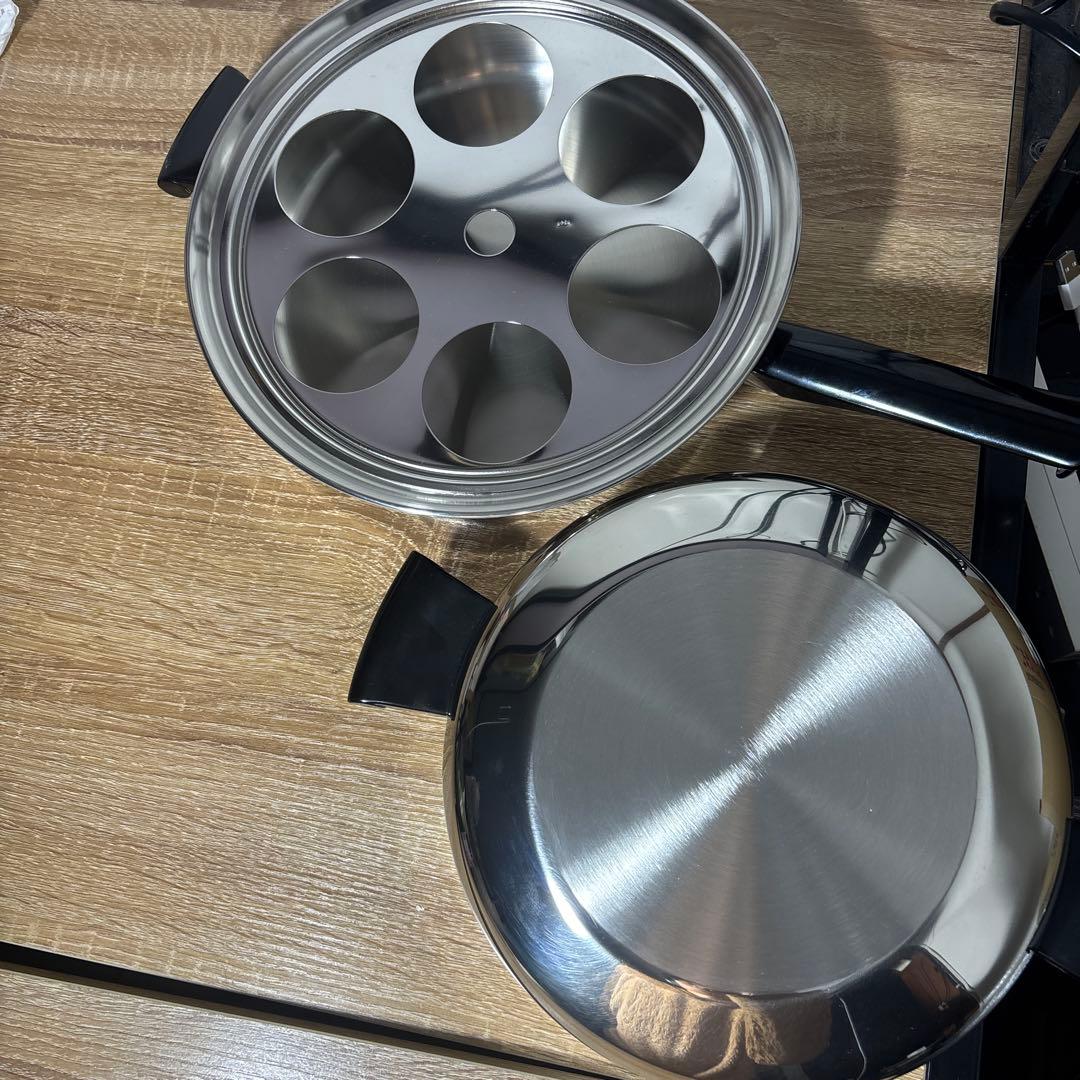 アムウェイ　クイーン　大フライパン　ドームカバーセット　未使用　美品寄り　最安値