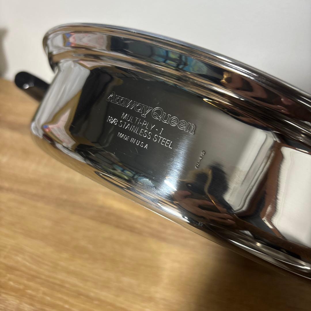 アムウェイ　クイーン　大フライパン　ドームカバーセット　未使用　美品寄り　最安値