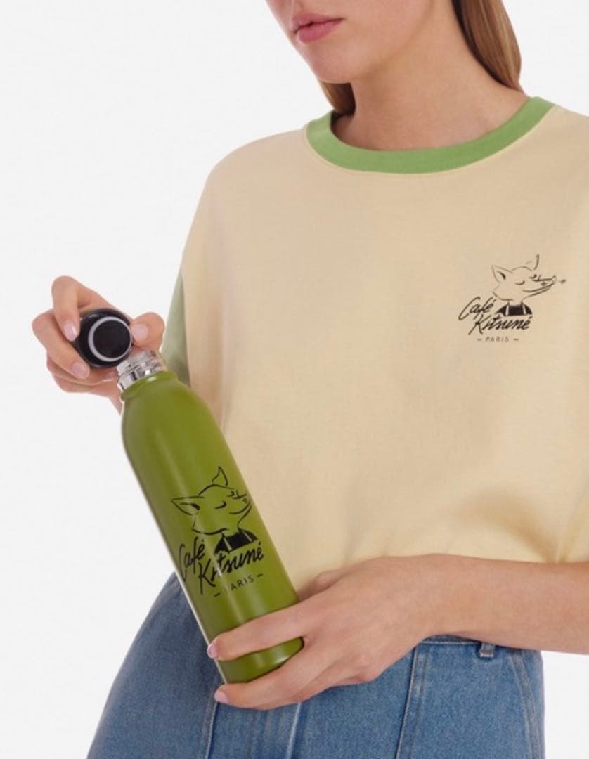 水筒　ウォーターボトル　メゾンキツネ　カフェ　MAISON KITSUNE