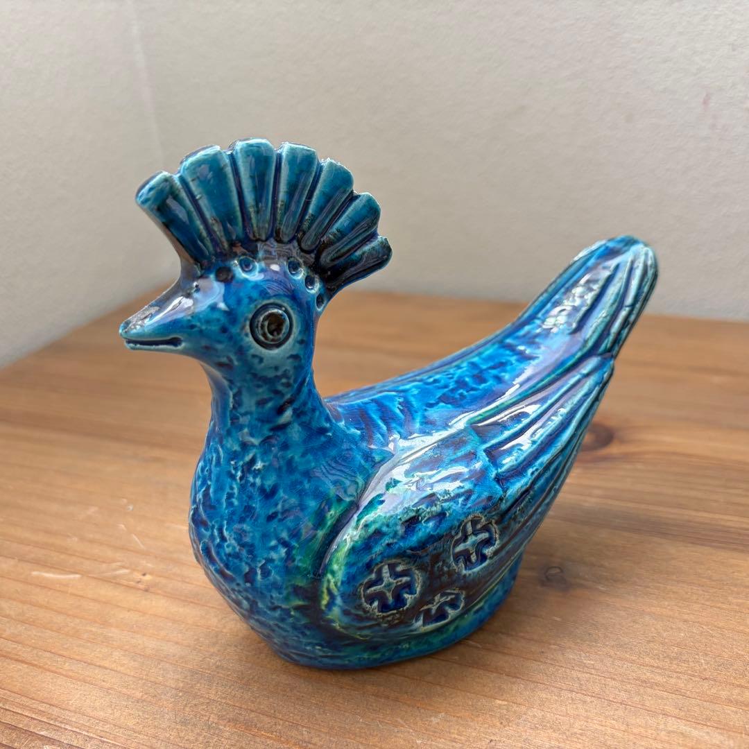 BITOSSI FRAVIA アルド・ロンディ リミニ　ブルー　タゲリ　鳥