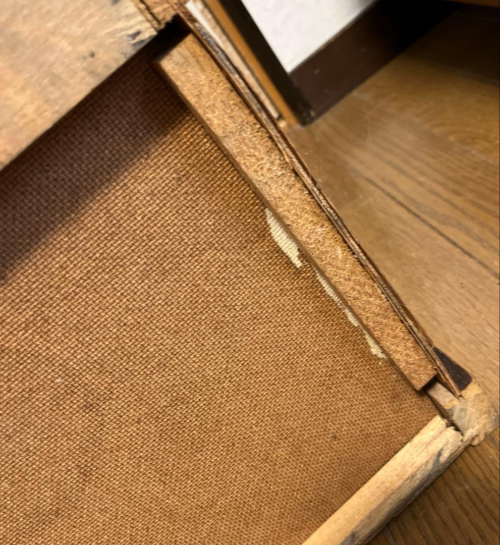 ヴィンテージ　アンティーク　ガラス　戸棚　飾り棚　昭和レトロ