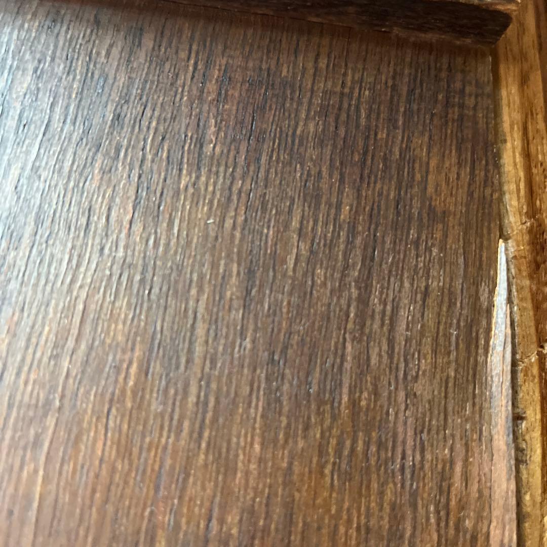 ヴィンテージ　アンティーク　ガラス　戸棚　飾り棚　昭和レトロ