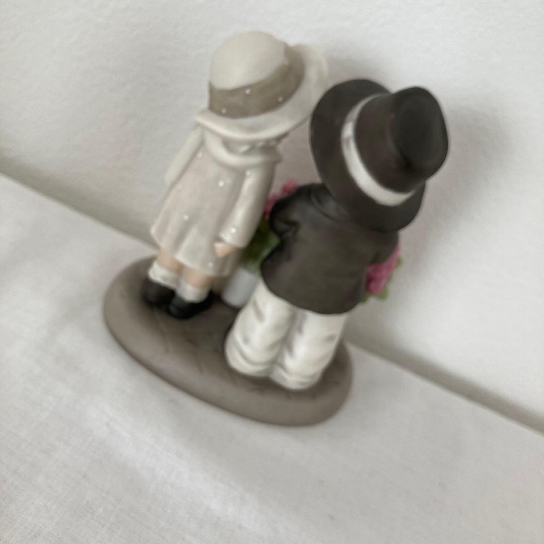 キムアンダーソン　陶器　置物　フィギュリン　4点　オルゴール