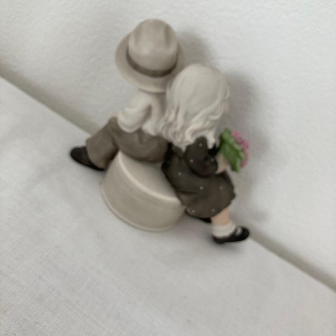 キムアンダーソン　陶器　置物　フィギュリン　4点　オルゴール