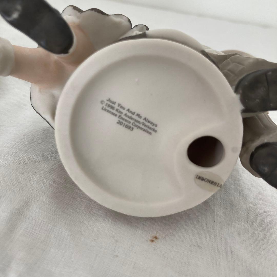 キムアンダーソン　陶器　置物　フィギュリン　4点　オルゴール