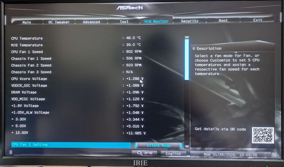B650M-H/M.2+ マザーボード BIOS 4.03
