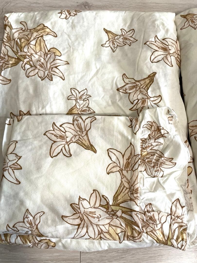 新品gelato pique シングル布団3点セット ミュシャ ジェラートピケ