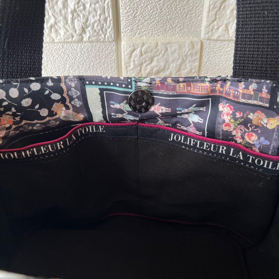 【ジョリーフルール】　トイトイ幸せのハンカチーフ柄　チューリップバッグ　S 2色