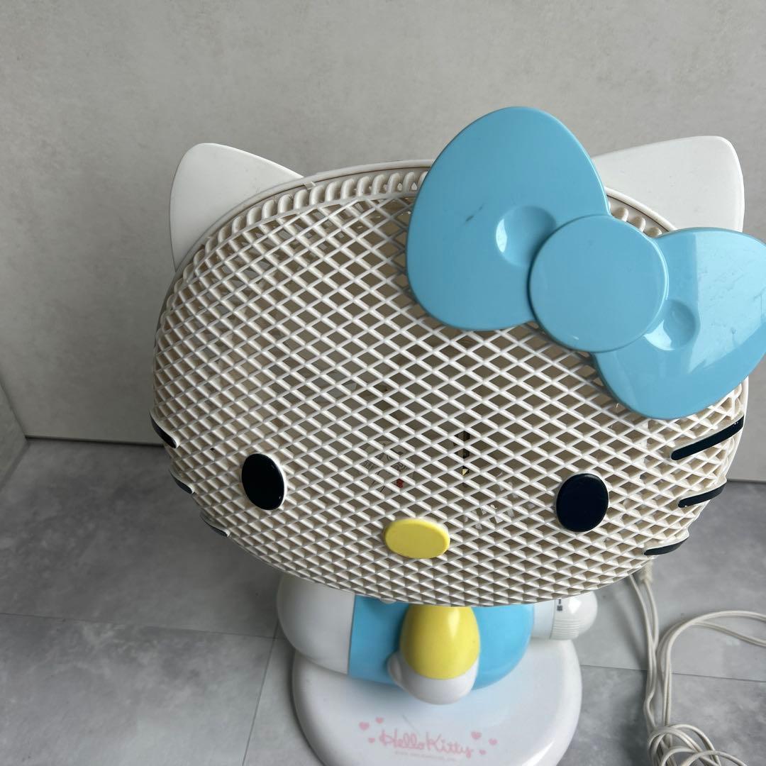 ハローキティ　扇風機　2003年　水色　レア